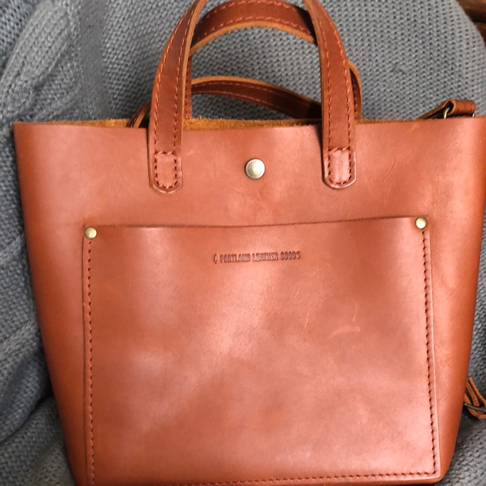 Portland leather goods mini crossbody